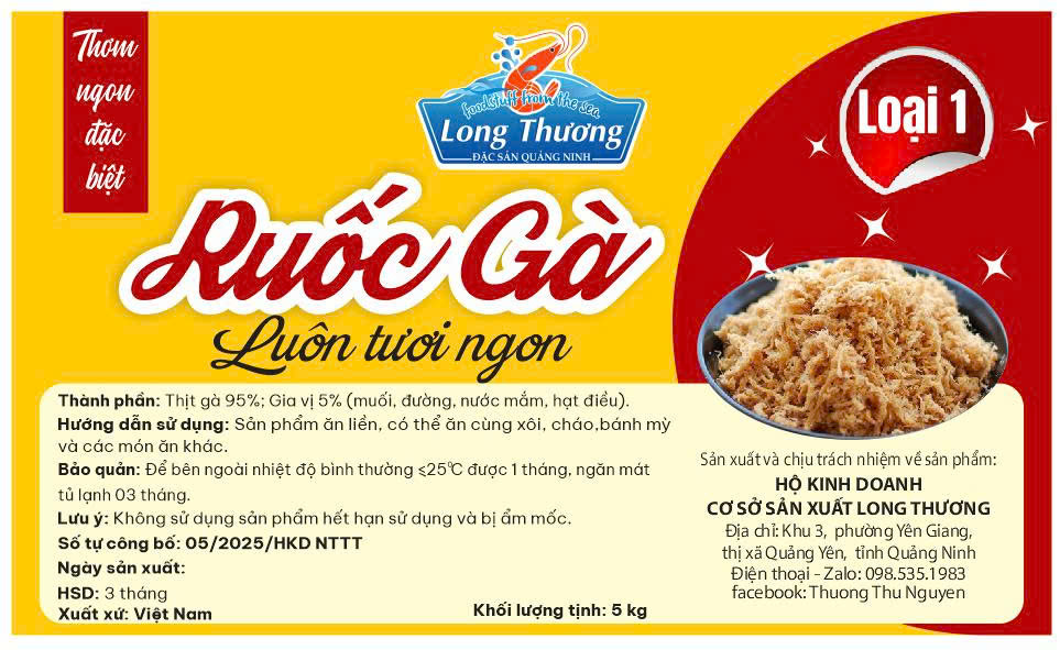 Ruốc gà Long Thương